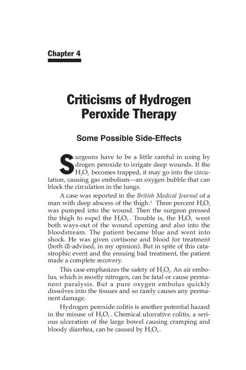 Hydrogen Peroxide Medical Miracle page 35