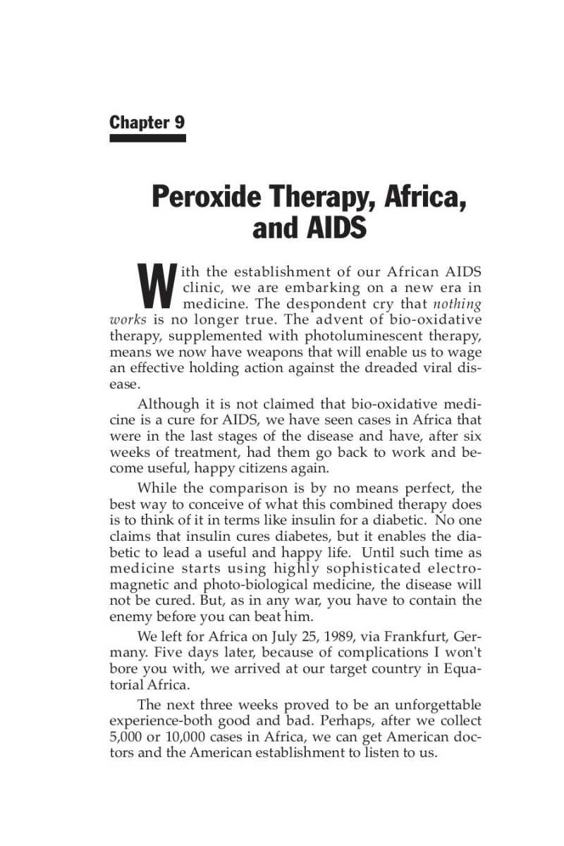 Hydrogen Peroxide Medical Miracle page 113