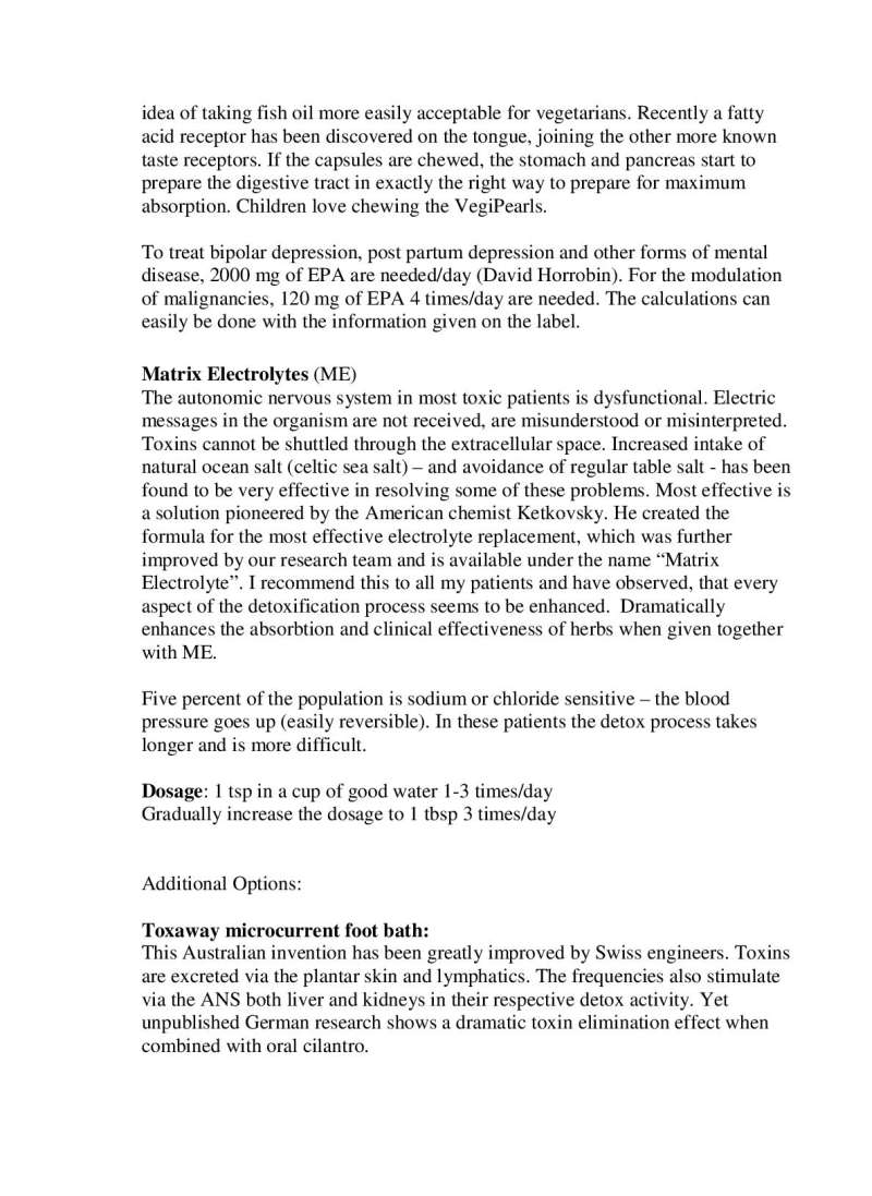 Klinghardt Neurotoxin Protocol page 9