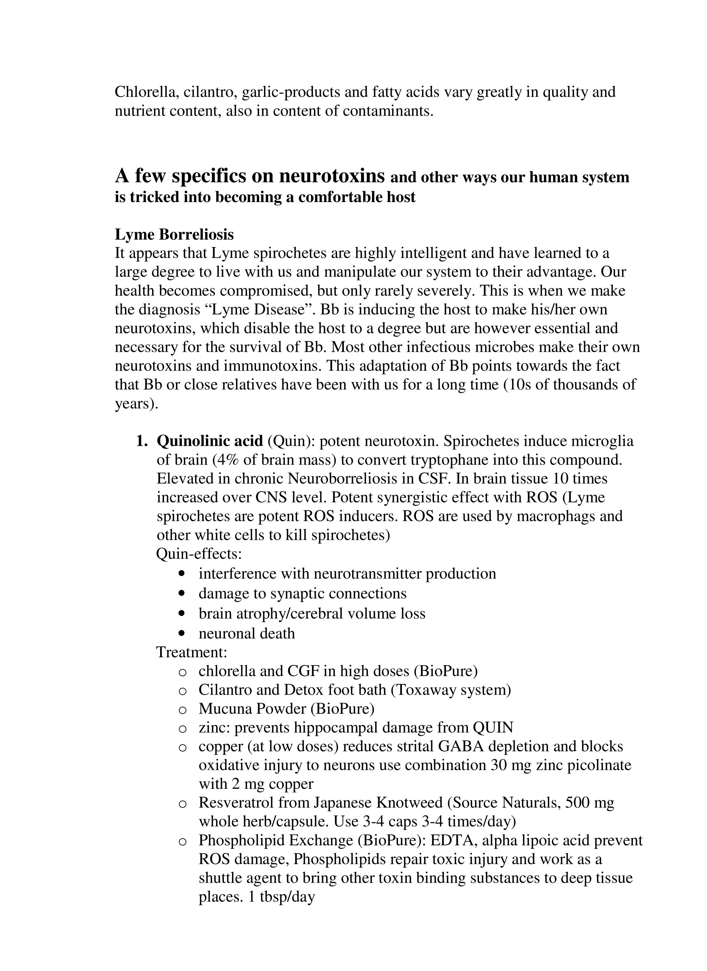Klinghardt Neurotoxin Protocols page 11