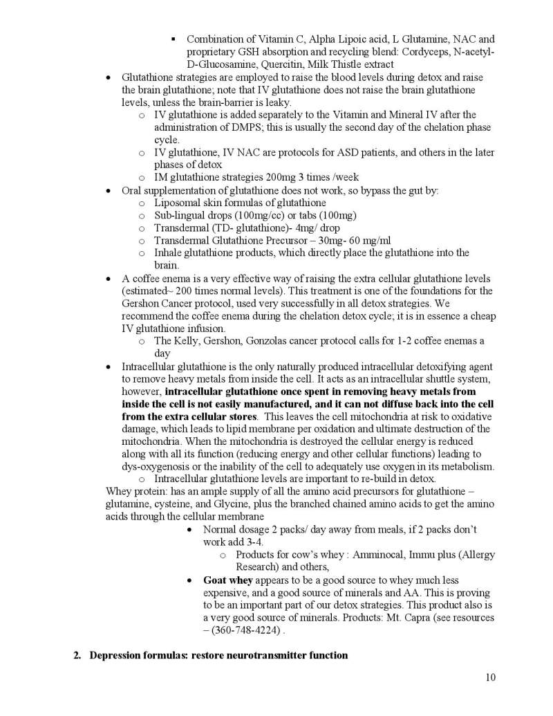 Neurotoxin Detox Instructions page 10