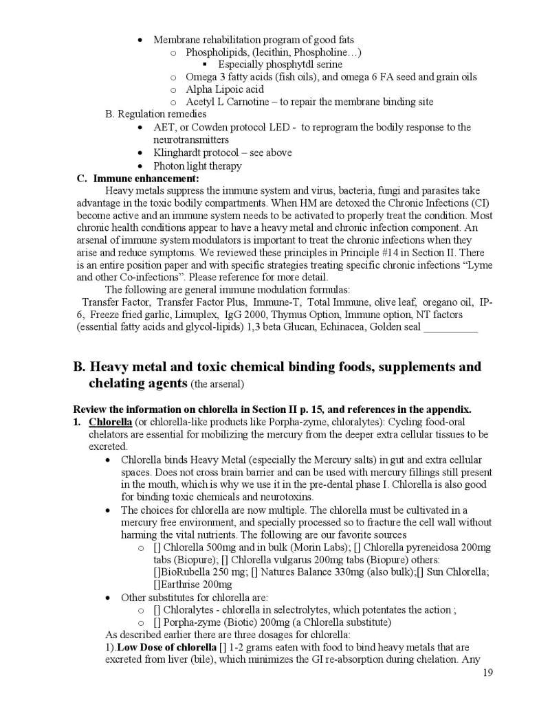 Neurotoxin Detox Instructions page 19