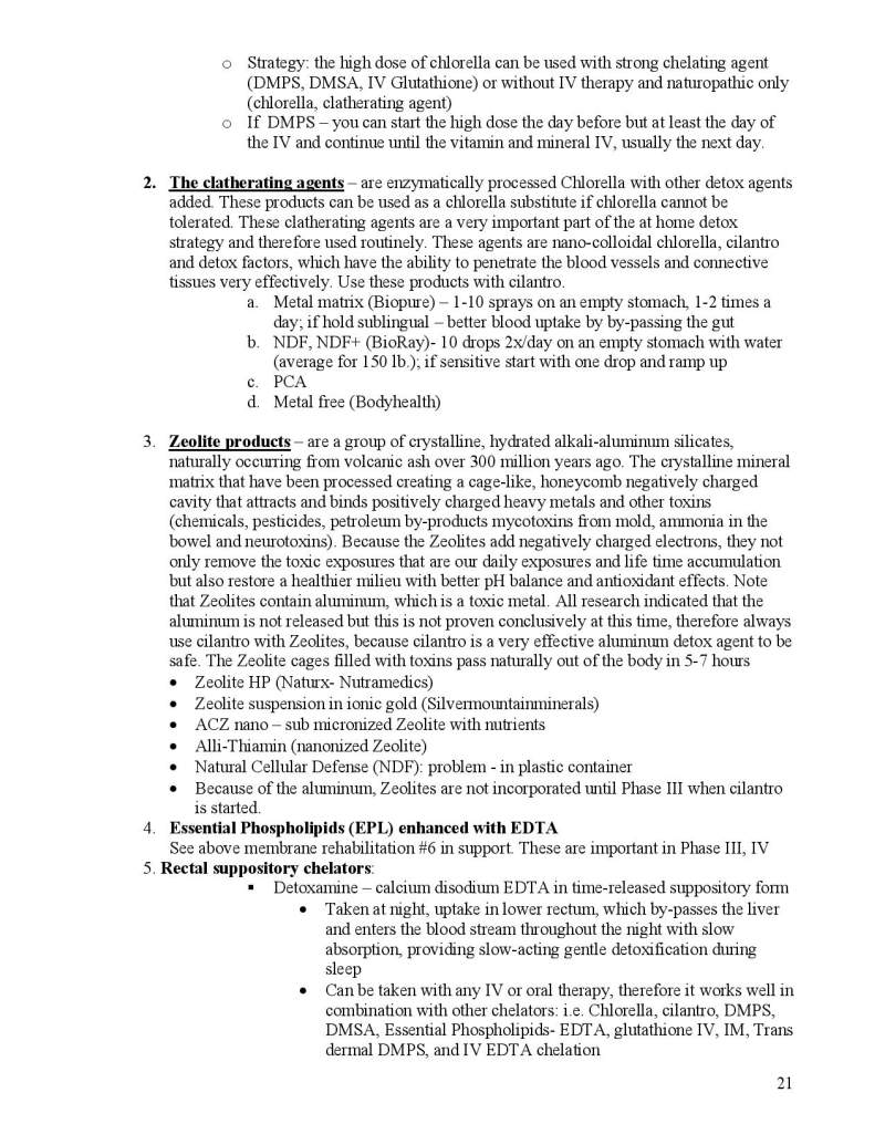 Neurotoxin Detox Instructions page 21