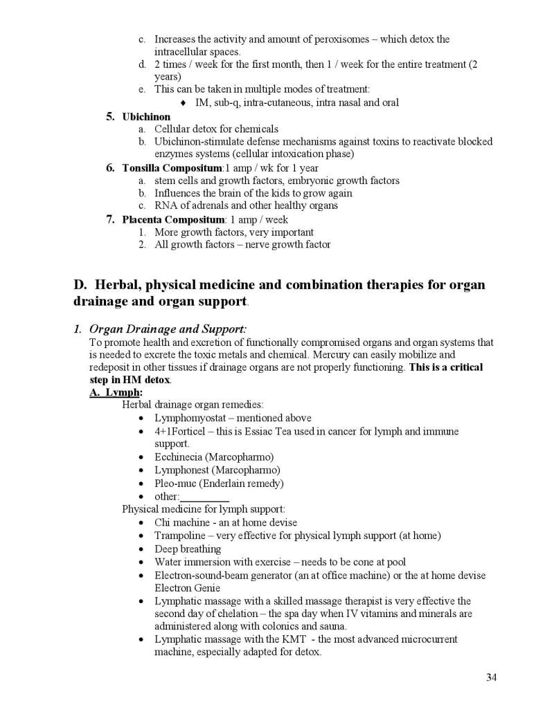 Neurotoxin Detox Instructions page 34