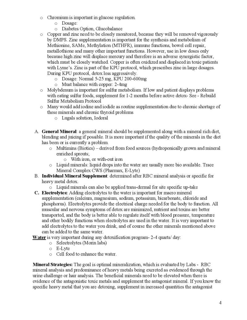 Neurotoxin Detox Instructions page 4